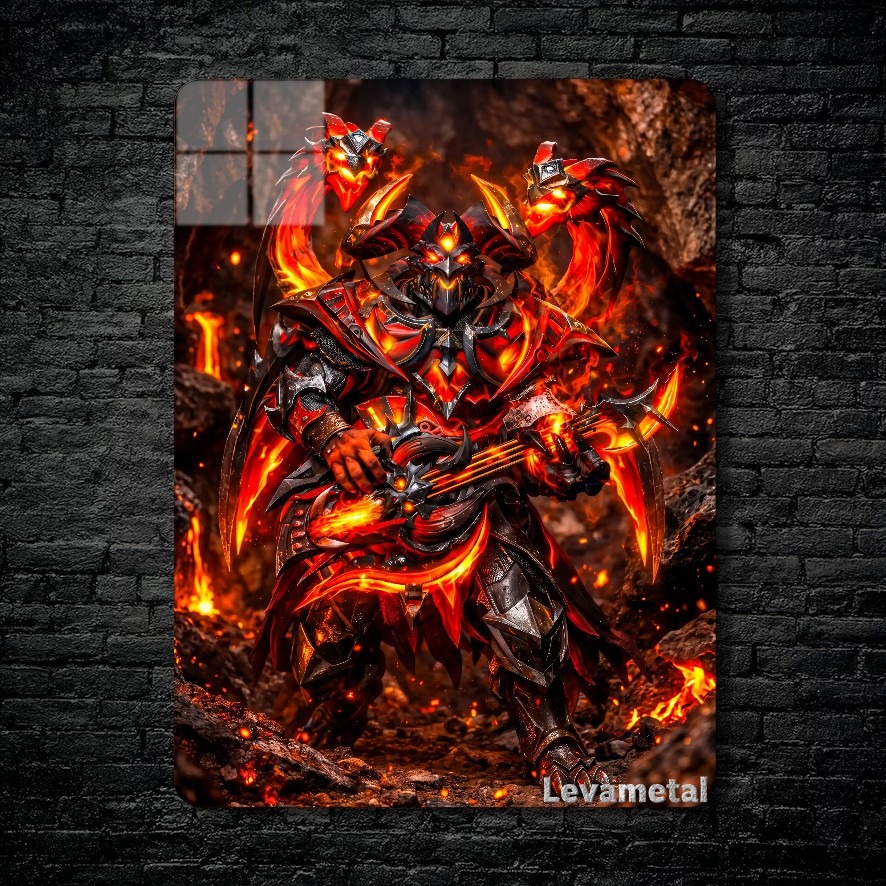 main-mockup-16704-1783008804.jpeg متال پوستر doom از گیم دوتا2 , dota2 با کد B-600 - Image 1