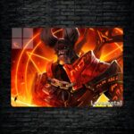 متال پوستر doom از گیم دوتا2 , dota2 با کد B-605