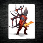 متال پوستر doom از گیم دوتا2 , dota2 با کد B-606