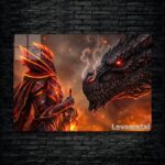 متال پوستر dragon knight از گیم دوتا2 , dota2 با کد B-620