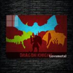 متال پوستر dragon knight از گیم دوتا2 , dota2 با کد B-627