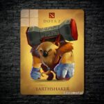 متال پوستر earth shaker از گیم دوتا2 , dota2 با کد B-636
