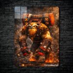 متال پوستر earth shaker از گیم دوتا2 , dota2 با کد B-646