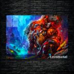 متال پوستر earth shaker از گیم دوتا2 , dota2 با کد B-650