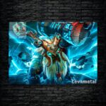 متال پوستر earth shaker از گیم دوتا2 , dota2 با کد B-651