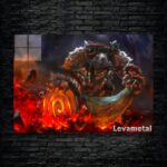 متال پوستر earth shaker از گیم دوتا2 , dota2 با کد B-653