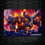 متال پوستر earth shaker از گیم دوتا2 , dota2 با کد B-656