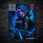متال پوستر drow ranger از گیم دوتا2 , dota2 با کد B-657