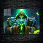 متال پوستر earth spirit از گیم دوتا2 , dota2 با کد B-698
