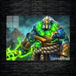 متال پوستر earth spirit از گیم دوتا2 , dota2 با کد B-702
