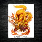 متال پوستر ember spirit از گیم دوتا2 , dota2 با کد B-735