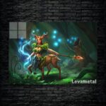 متال پوستر enchantress از گیم دوتا2 , dota2 با کد B-748