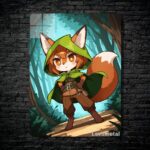 متال پوستر hoodwink از گیم دوتا2 , dota2 با کد B-803