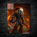 متال پوستر huskar از گیم دوتا2 , dota2 با کد B-808