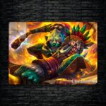 متال پوستر huskar از گیم دوتا2 , dota2 با کد B-814