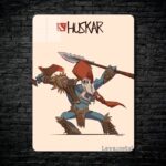 متال پوستر huskar از گیم دوتا2 , dota2 با کد B-818