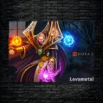 متال پوستر invoker از گیم دوتا2 , dota2 با کد B-829