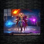 متال پوستر invoker از گیم دوتا2 , dota2 با کد B-832