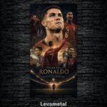 متال پوستر فوتبالی از رونالدو Ronaldo با کد B-953