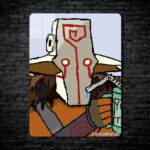 متال پوستر juggernaut از گیم دوتا2 , dota2 با کد B-905