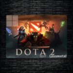 متال پوستر juggernaut از گیم دوتا2 , dota2 با کد B-907