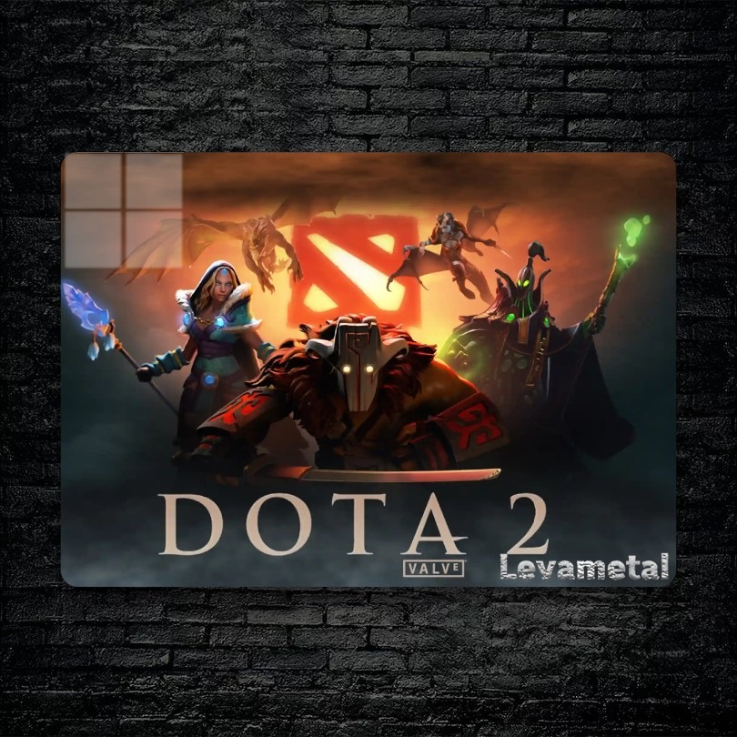 متال پوستر juggernaut از گیم دوتا2 , dota2 با کد B-907