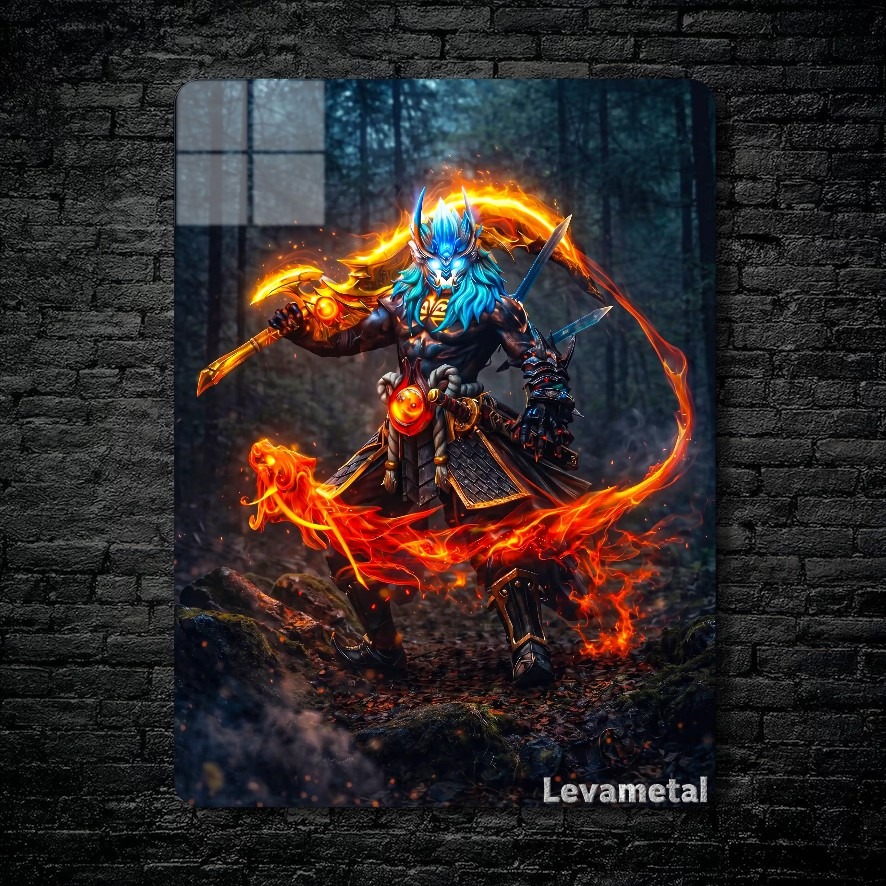 متال پوستر juggernaut از گیم دوتا2 , dota2 با کد B-921