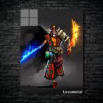 متال پوستر juggernaut از گیم دوتا2 , dota2 با کد B-928