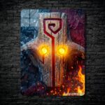 متال پوستر juggernaut از گیم دوتا2 , dota2 با کد B-930