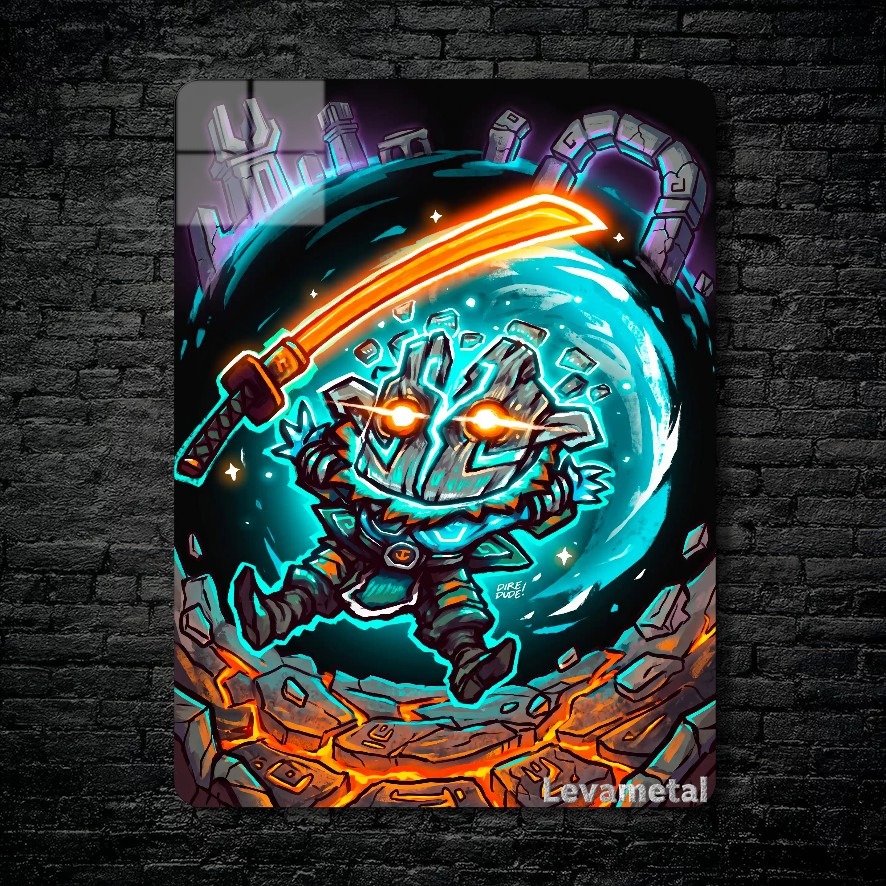 متال پوستر juggernaut از گیم دوتا2 , dota2 با کد B-933