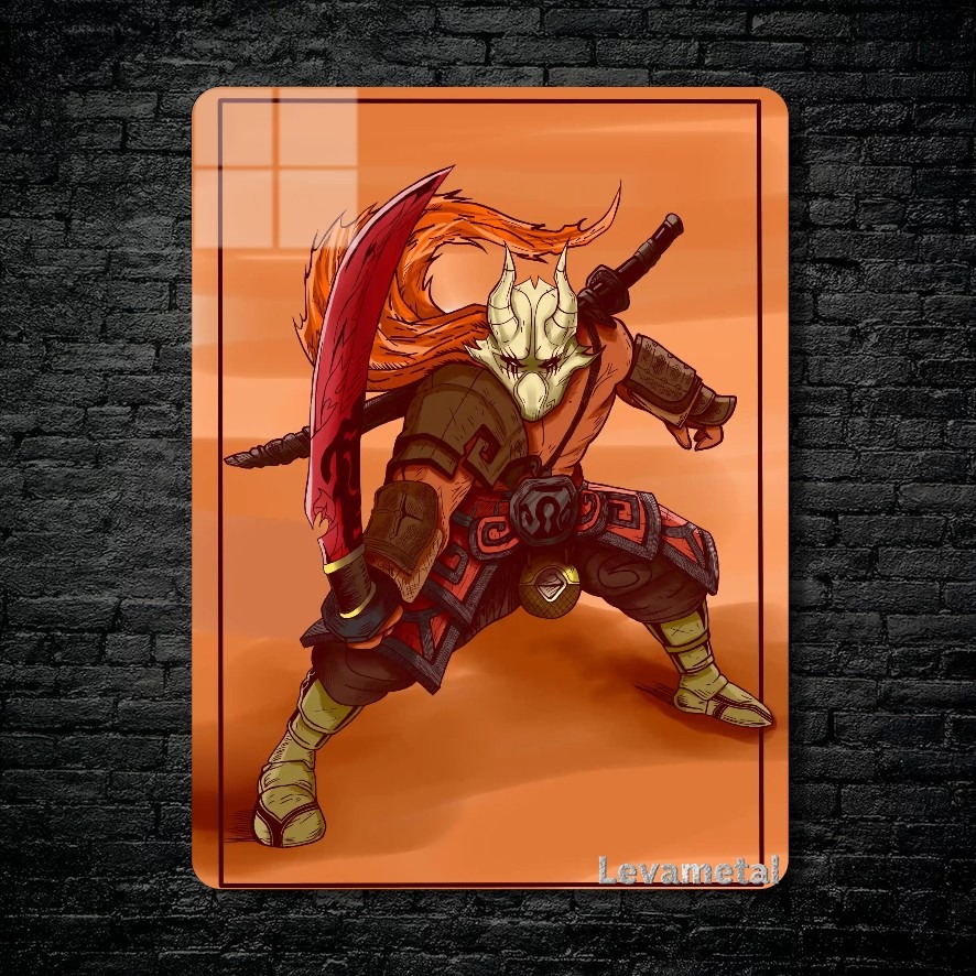 متال پوستر juggernaut از گیم دوتا2 , dota2 با کد B-935