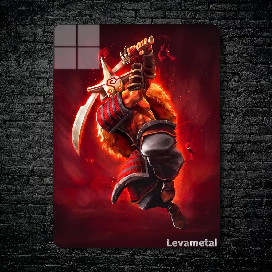 متال پوستر juggernaut از گیم دوتا2 , dota2 با کد B-936