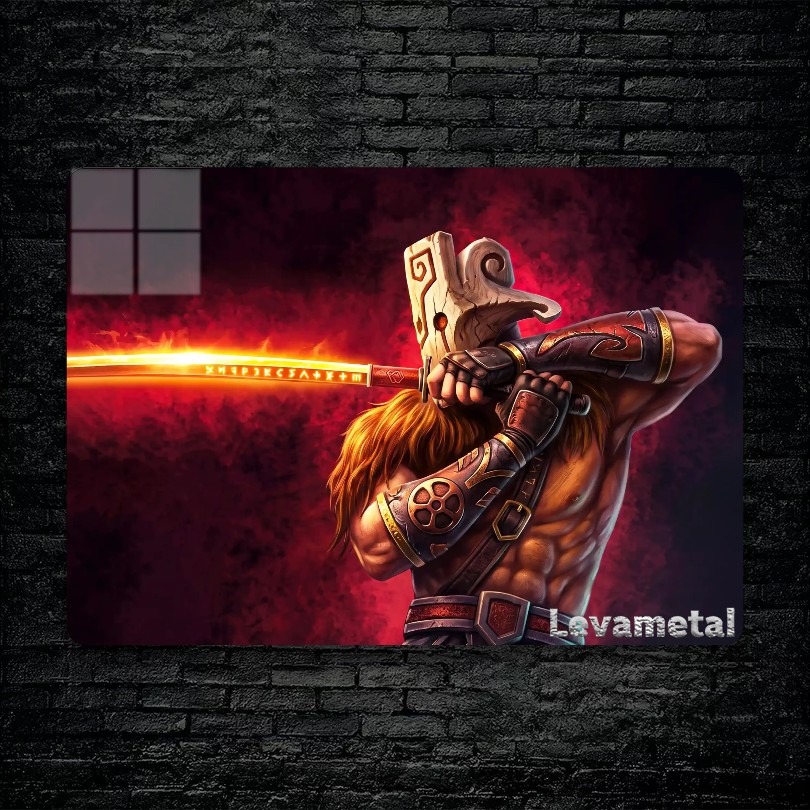 متال پوستر juggernaut از گیم دوتا2 , dota2 با کد B-939