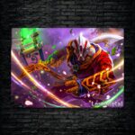متال پوستر juggernaut از گیم دوتا2 , dota2 با کد B-942