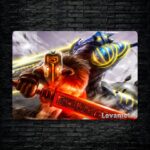 متال پوستر juggernaut از گیم دوتا2 , dota2 با کد B-951