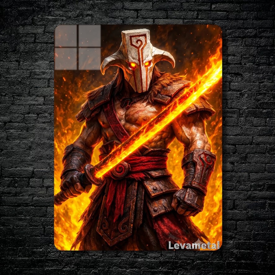 متال پوستر juggernaut از گیم دوتا2 , dota2 با کد B-952