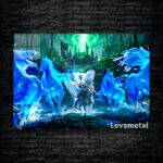 متال پوستر keeper of the light از گیم دوتا2 , dota2 با کد B-959