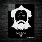 متال پوستر kunkka از گیم دوتا2 , dota2 با کد B-973