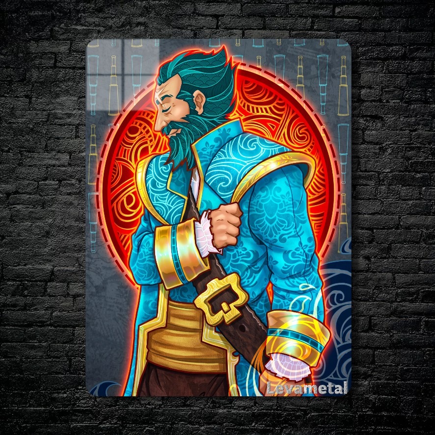 متال پوستر kunkka از گیم دوتا2 , dota2 با کد B-978