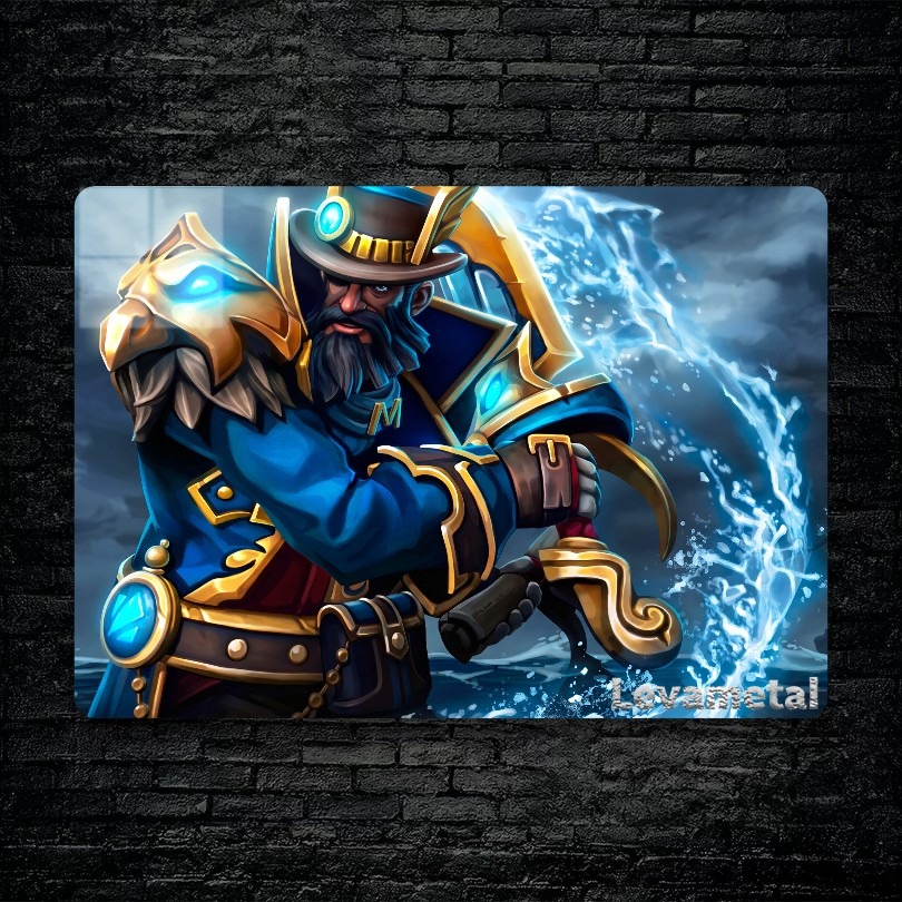متال پوستر kunkka از گیم دوتا2 , dota2 با کد B-982