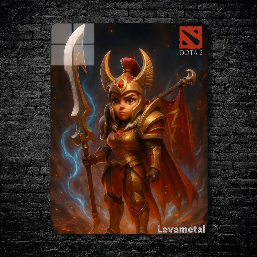 متال پوستر legion commander از گیم دوتا2 , dota2 با کد B-993