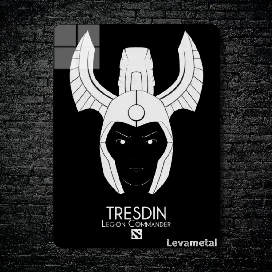متال پوستر legion commander از گیم دوتا2 , dota2 با کد B-994