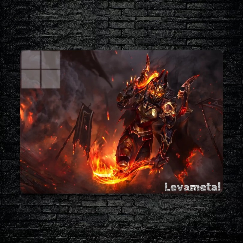متال پوستر legion commander از گیم دوتا2 , dota2 با کد B-997