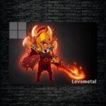 متال پوستر legion commander از گیم دوتا2 , dota2 با کد D-001