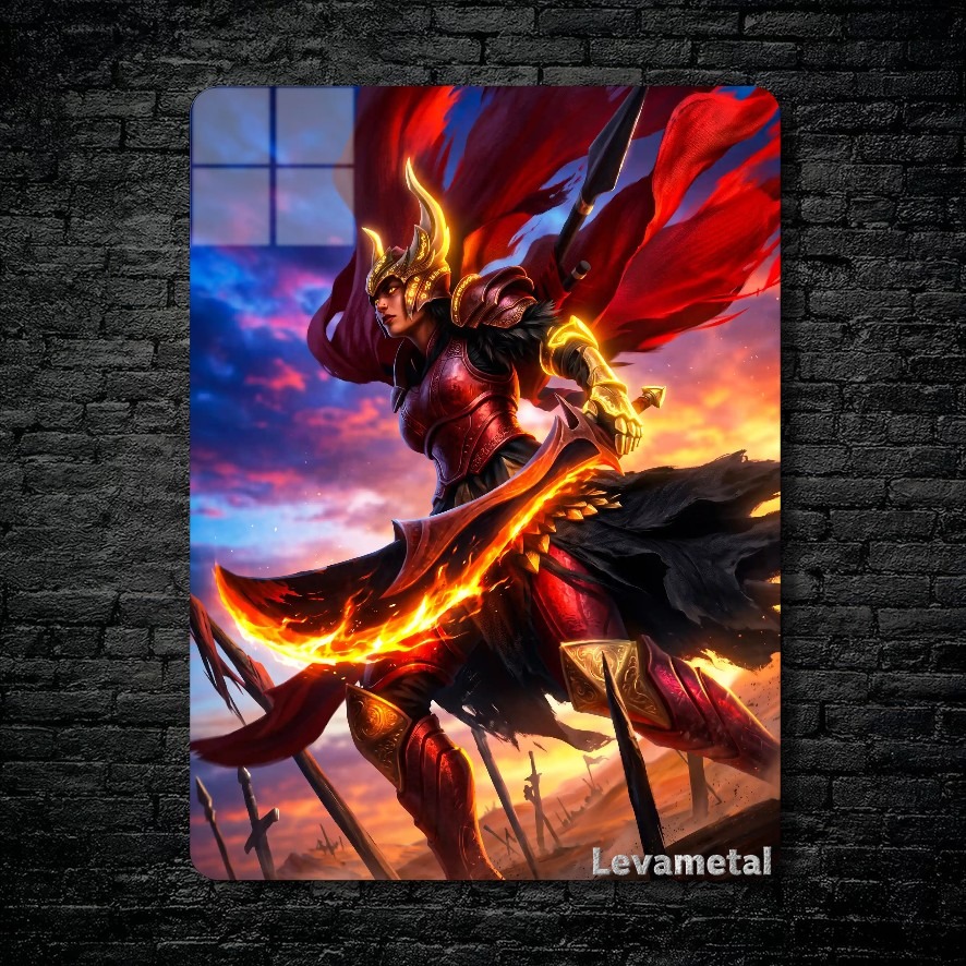 متال پوستر legion commander از گیم دوتا2 , dota2 با کد D-002
