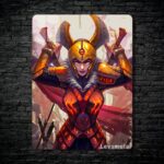 متال پوستر legion commander از گیم دوتا2 , dota2 با کد D-005