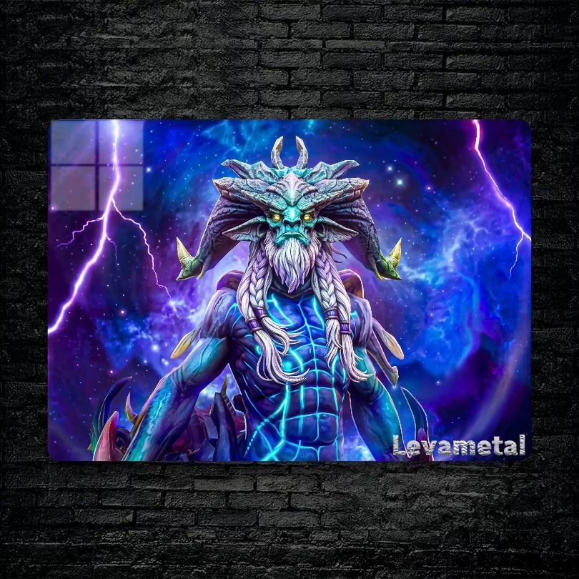 متال پوستر leshrac از گیم دوتا2 , dota2 با کد D-016