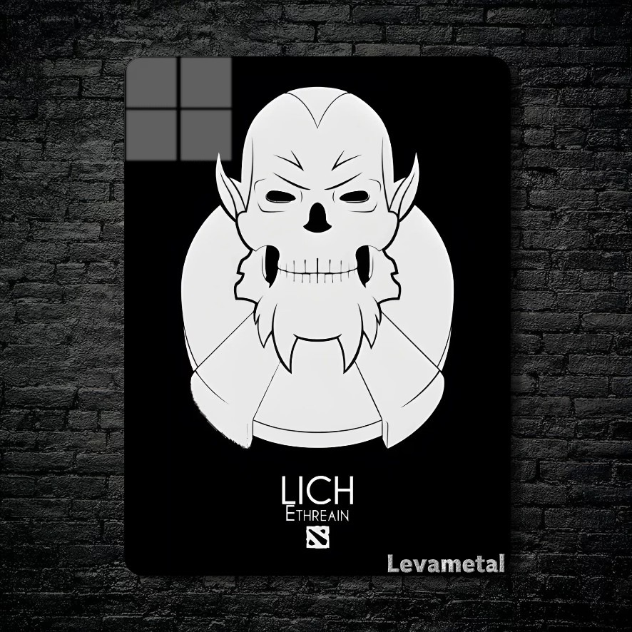 متال پوستر lich از گیم دوتا2 , dota2 با کد D-023