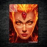 متال پوستر lina از گیم دوتا2 , dota2 با کد D-051