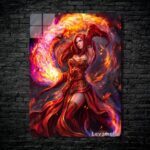 متال پوستر lina از گیم دوتا2 , dota2 با کد D-054